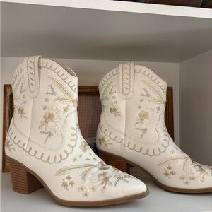 Western Ankle Boots – Block Heel Statement Booties
